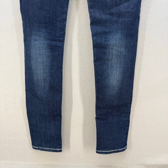 Miss Me Jeans Women's 28x31 (6) Dark Blue Skinny Fleur de Lis Blingy Western - Picture 6 of 14